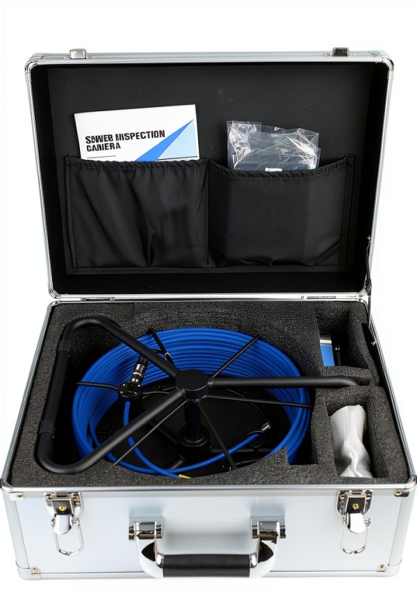 Sewer Camera Puteca 5 inch LCD Endoscope with 32GB SD 100ft IP68-3