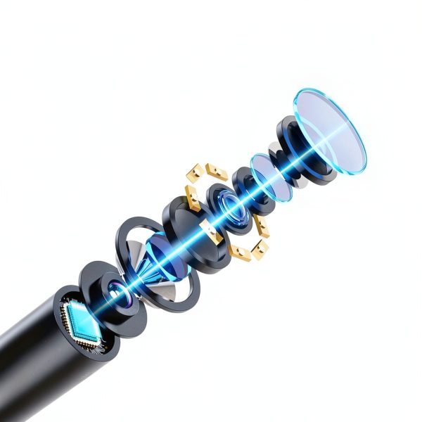Endoscope Borescope Camera AukonVee with 4.3" IPS HD Screen 50ft Cable-3