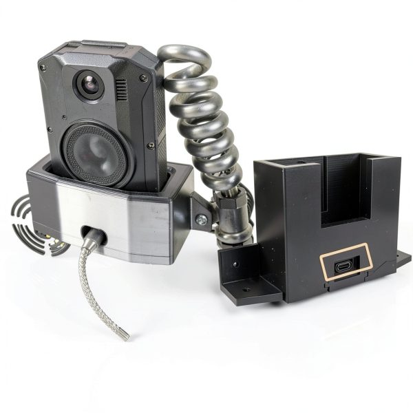 Body Worn Camera Charging Dock for Axon Body 3 4 ANIMOASIS UPS C Mount-2