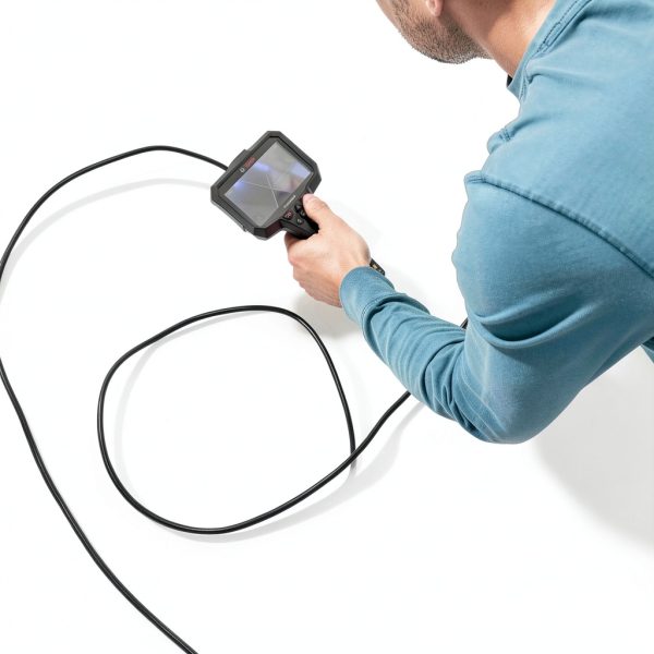 BOSCH GIC-CC11-8 Inspection Camera Cable - 11.5 Ft High-Res 1280x720, Slim 8.3mm Head, IP67 Durable Design with LED Light & Orientation Indicator for GIC4-23C & GIC5-27C-4