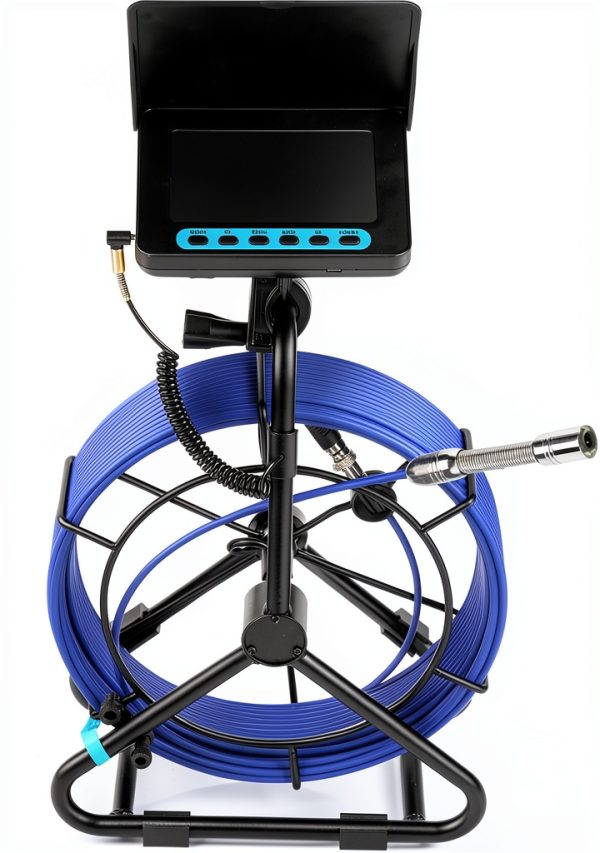 Sewer Camera Puteca 5 inch LCD Endoscope with 32GB SD 100ft IP68-5
