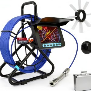 Sewer Camera Puteca 5 inch LCD Endoscope with 32GB SD 100ft IP68-0