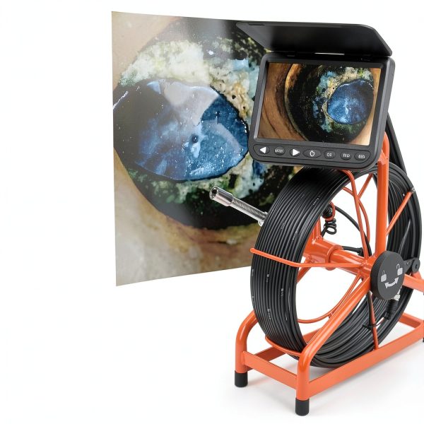 2026 New 7" Sewer Camera HD 1080P with 32GB DVR Twist Unlock System-1