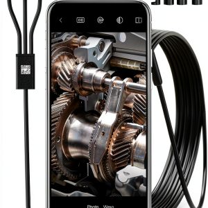 Endoscope Camera NEGAHU 1080P HD Snake 6 LEDs IP67 Waterproof-0